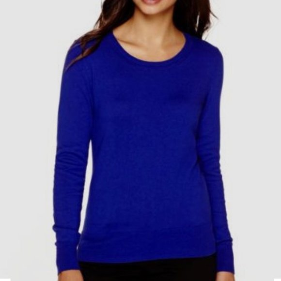 Worthington blue lightweight sweater size PM - Picture 5 of 5